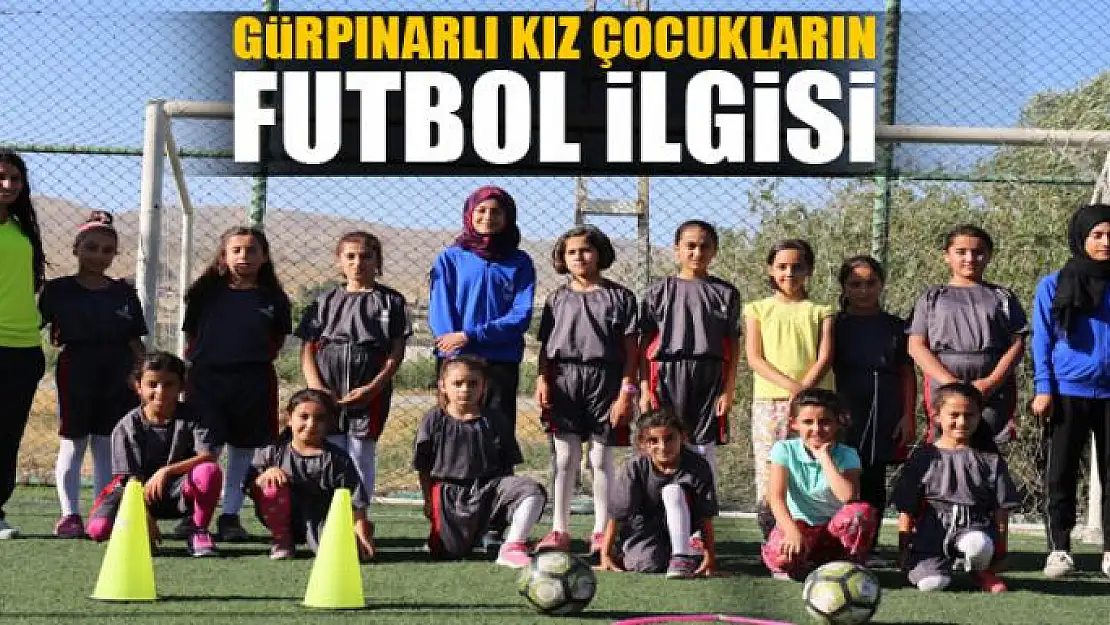 Gürpınarlı kız çocukların futbol ilgisi