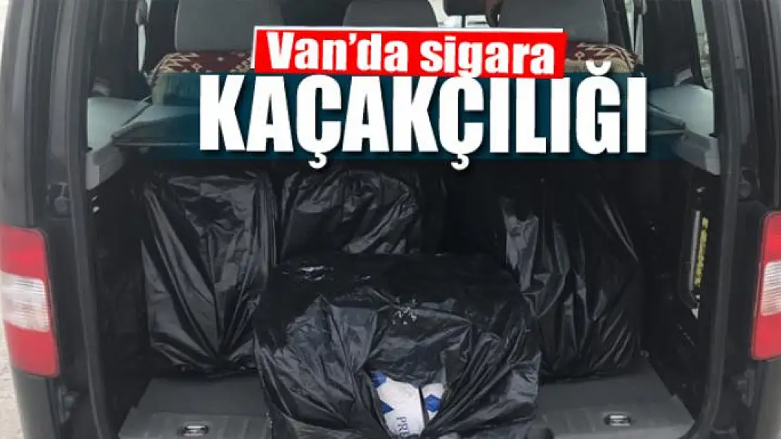 Van'da sigara kaçakçılığı 