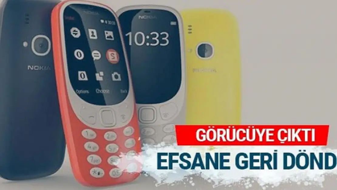 Nokia 3310 efsanesi geri döndü