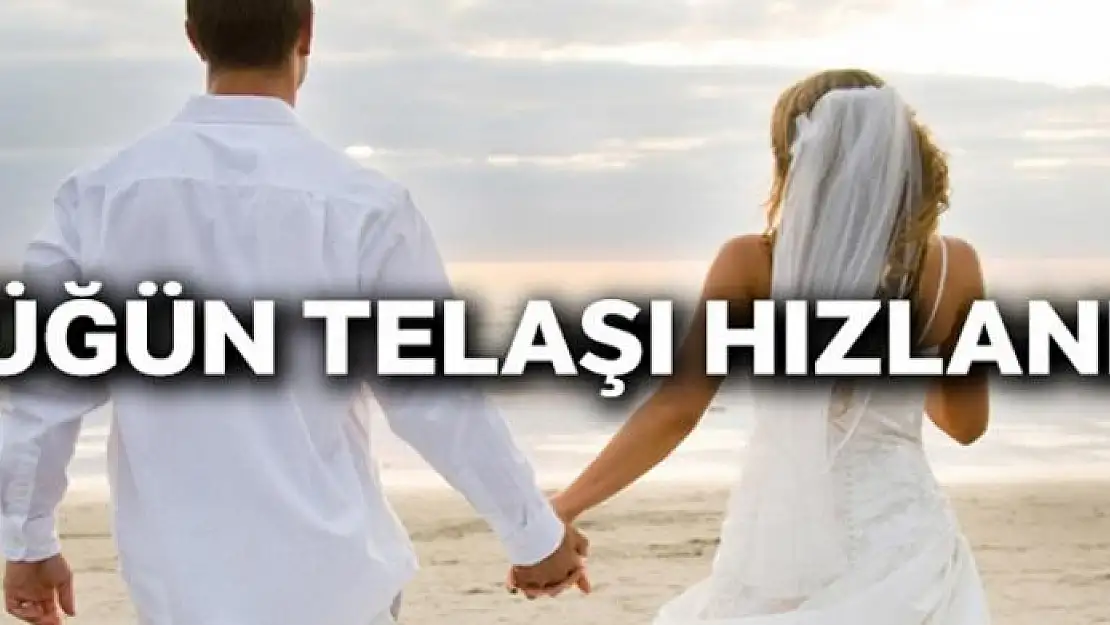 Düğün telaşı hızlandı