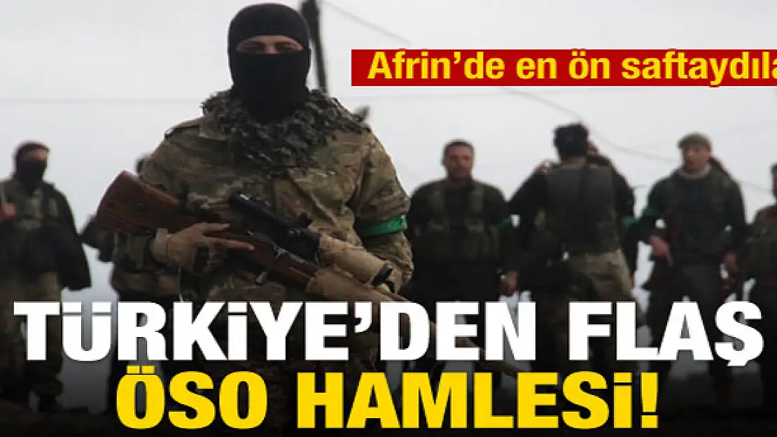 Türkiye'den flaş ÖSO hamlesi