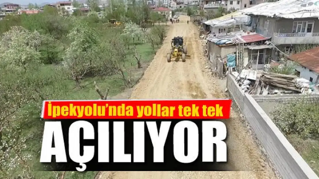 İpekyolu'nda kangren haline gelen yollar tek tek açılıyor