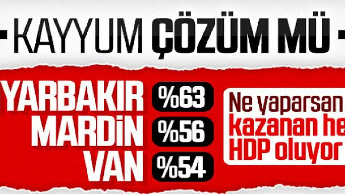 Kayyumun hizmetlerine rağmen yine HDP seçildi