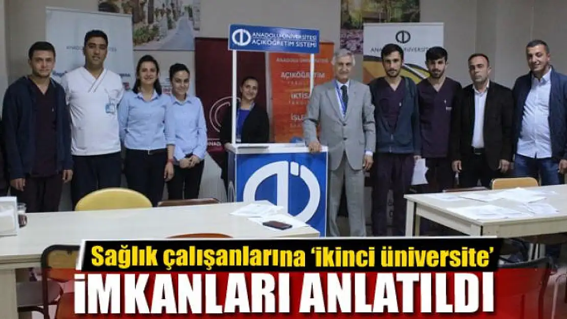 Van'daki sağlık çalışanlarına 'ikinci üniversite' imkanları anlatıldı