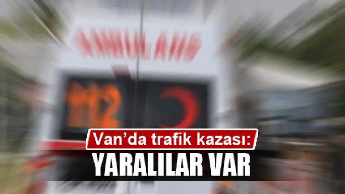 Van'da trafik kazası