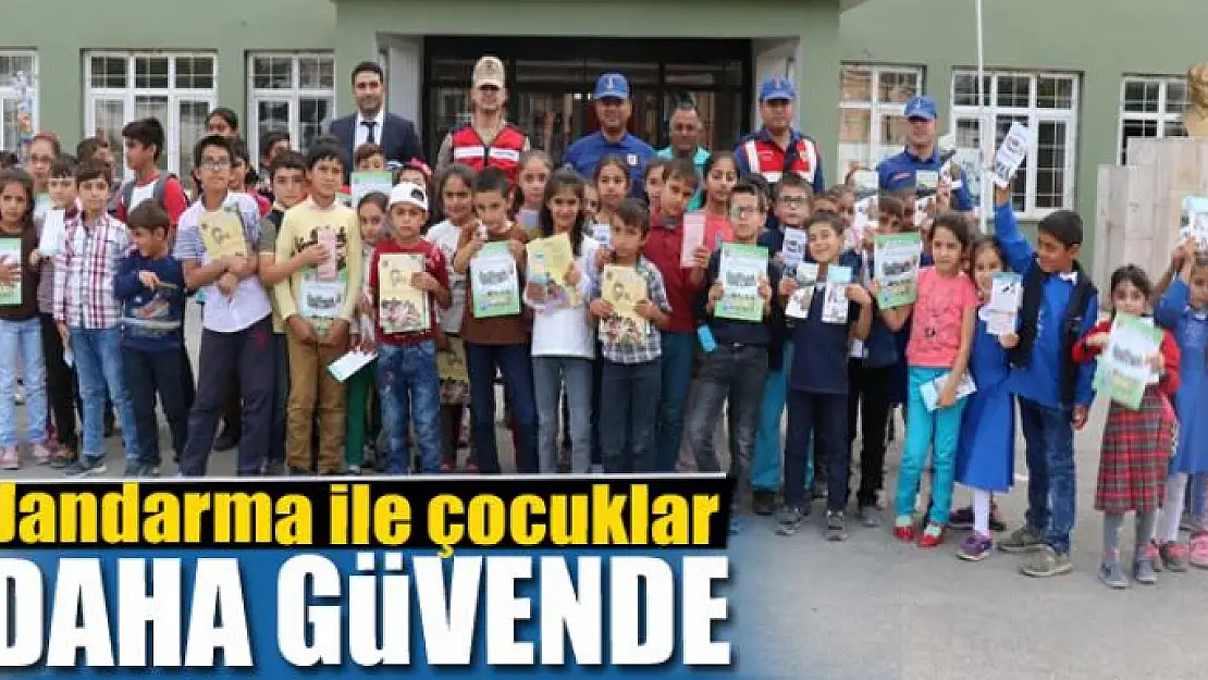 Jandarma ile çocuklar daha güvende