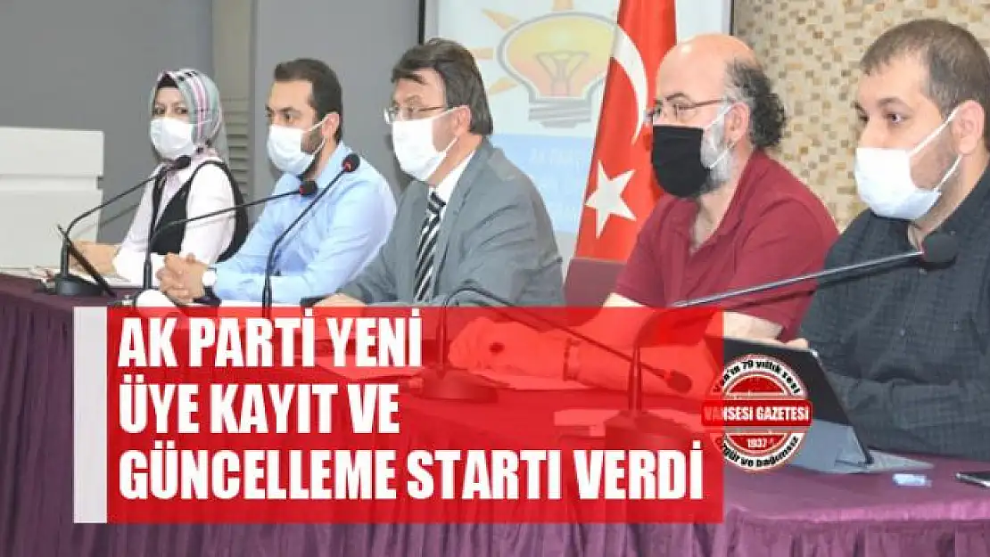 Ak Parti yeni üye kayıt ve güncelleme startı verdi