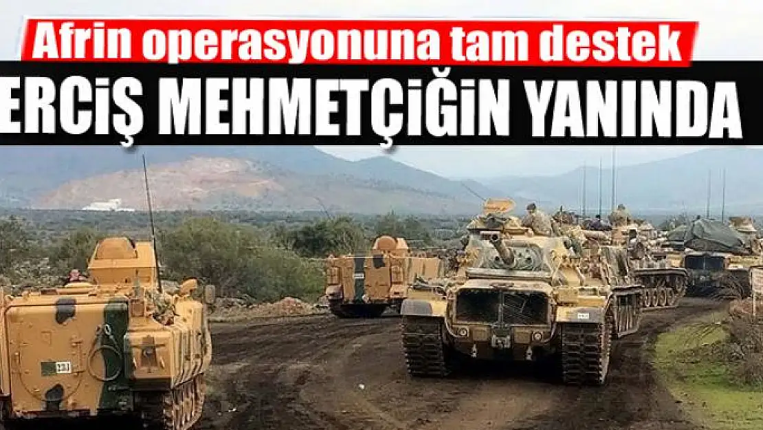 Erciş Mehmetçiğin yanında 