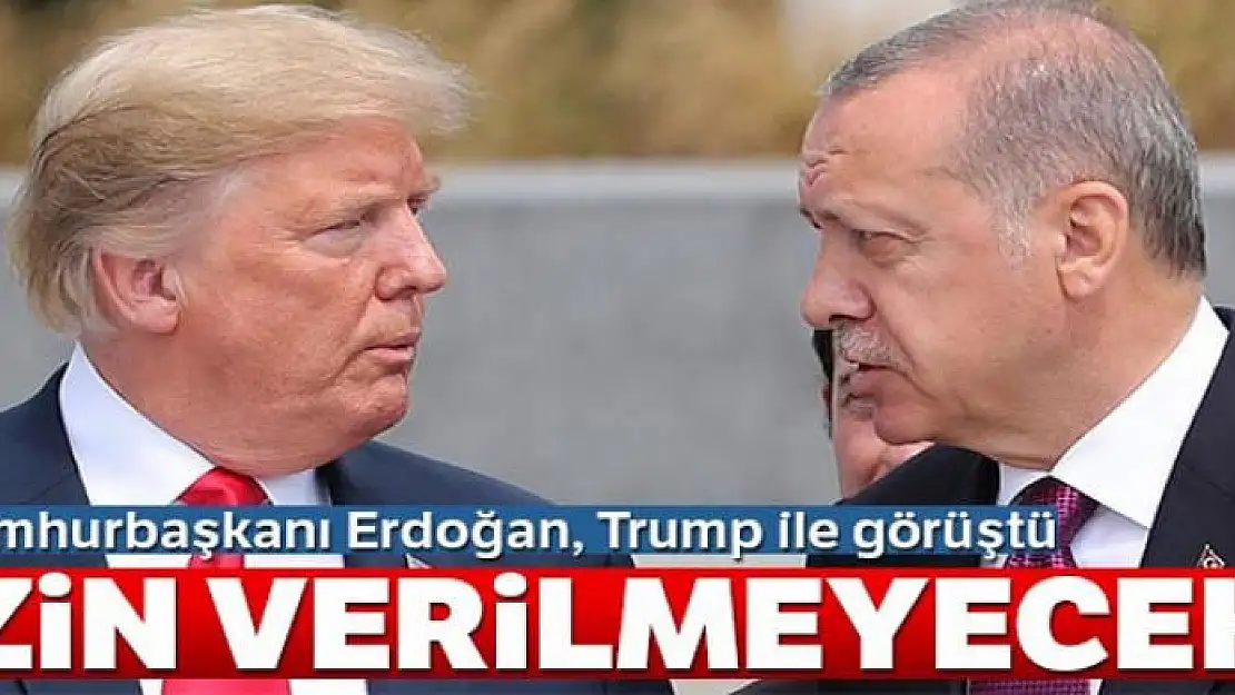 Cumhurbaşkanı Erdoğan, Trump ile telefonda görüştü...