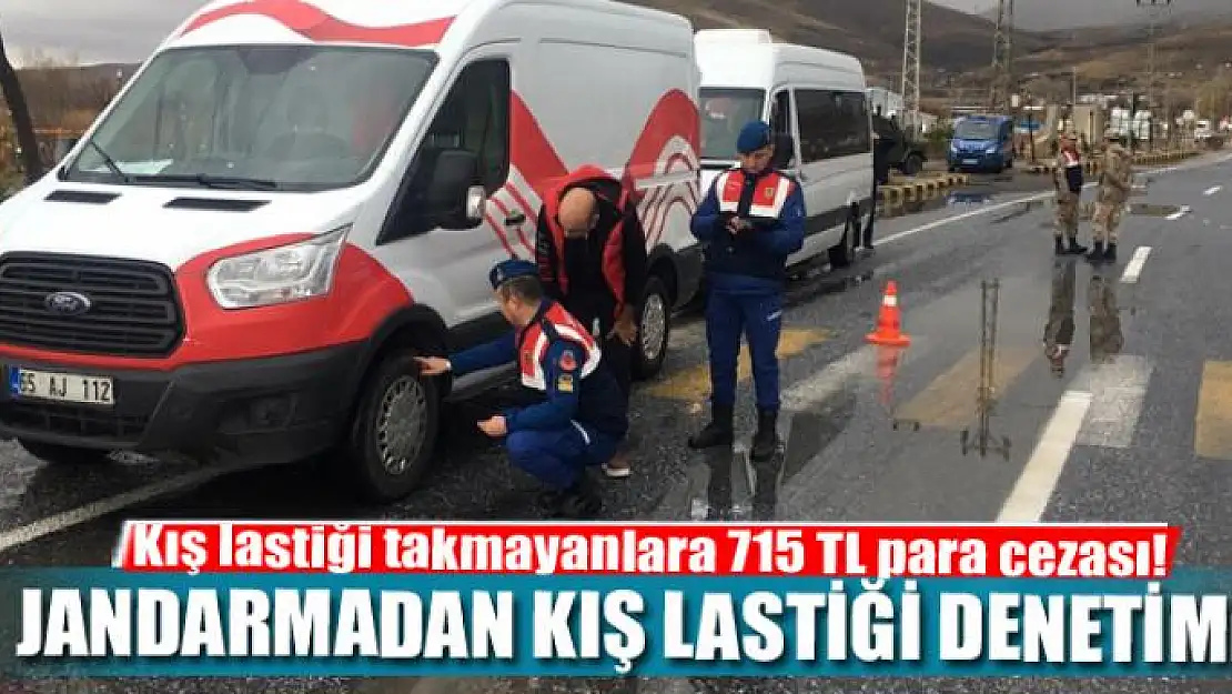 Jandarmadan kış lastiği denetimi