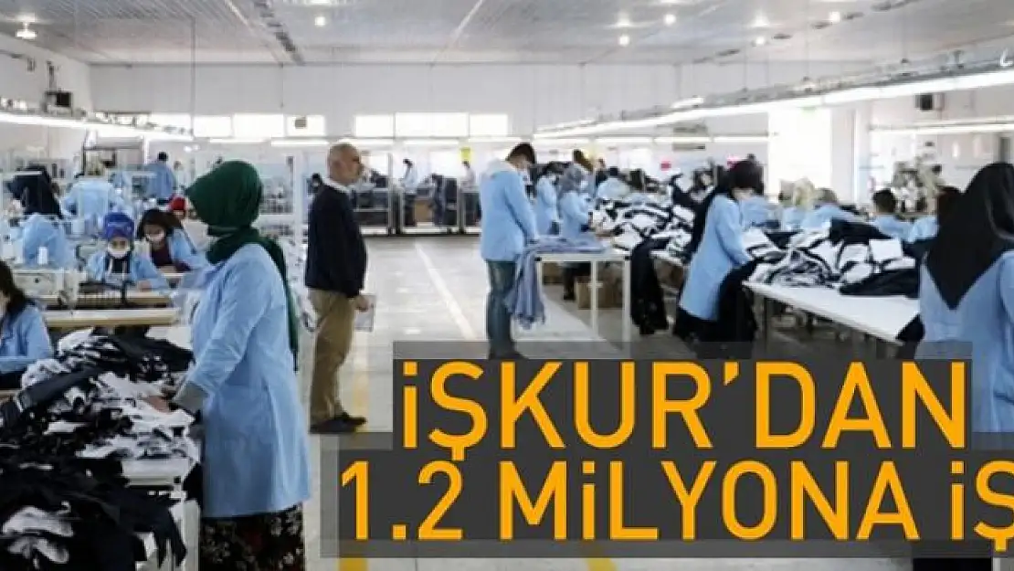 1.2 milyona iş 