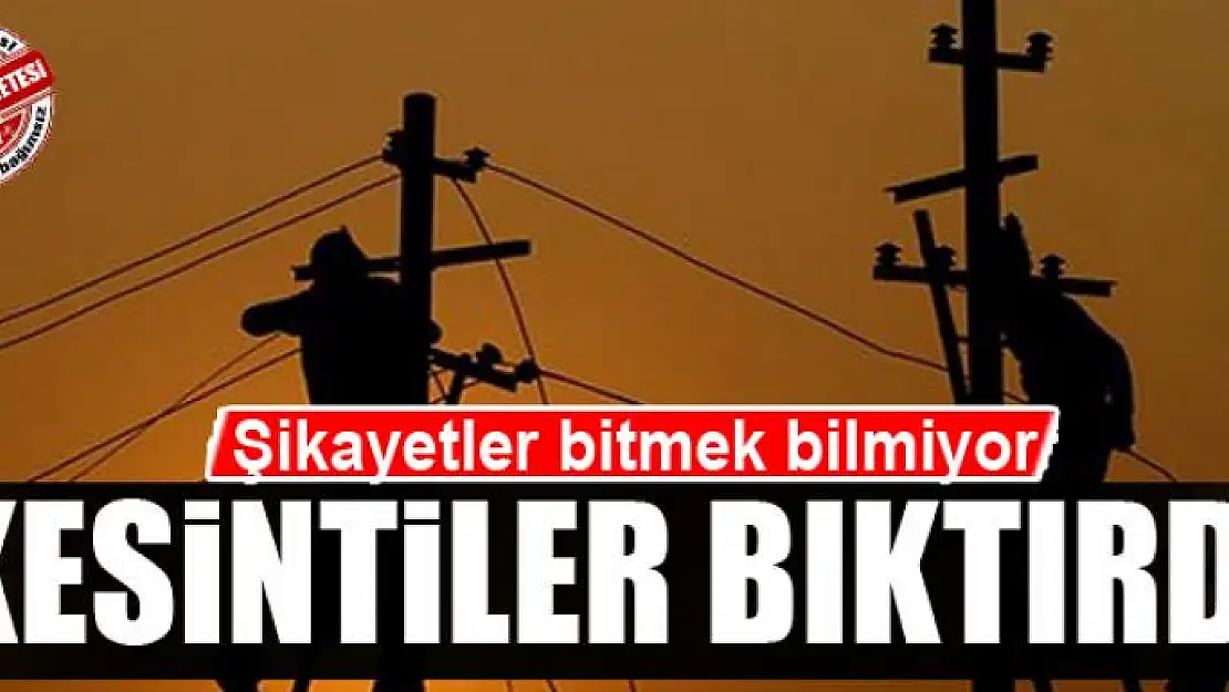 Elektrik kesintileri suyu olumsuz etkiliyor