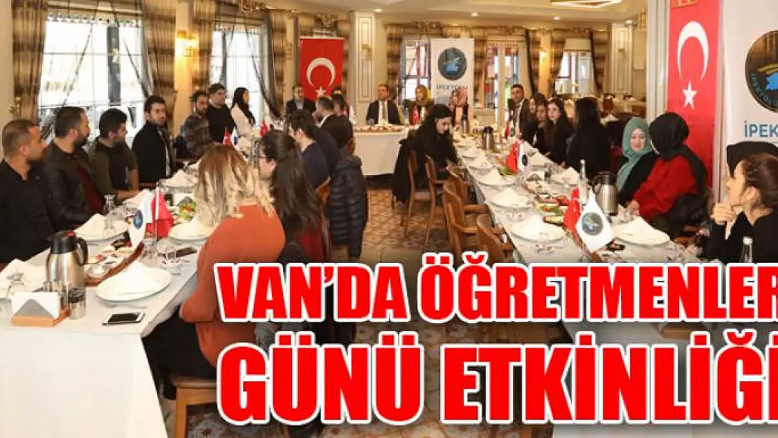 Van'da 24 Kasım Öğretmenler Günü etkinliği