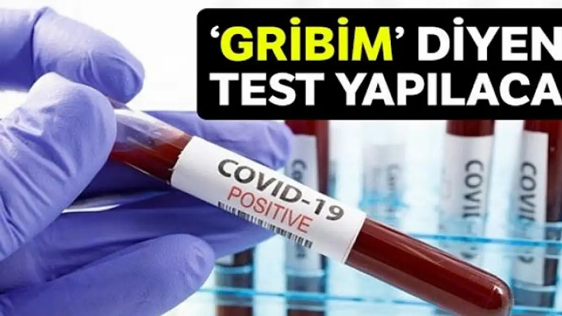 Üşüttüm diyene koronavirüs testi