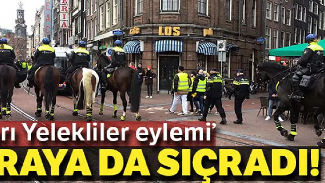 Sarı Yelekliler eylemi Hollanda'ya da sıçradı