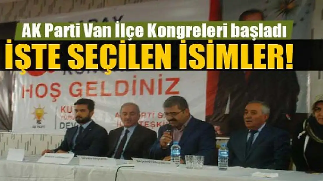 AK Parti ilçe kongreleri başladı