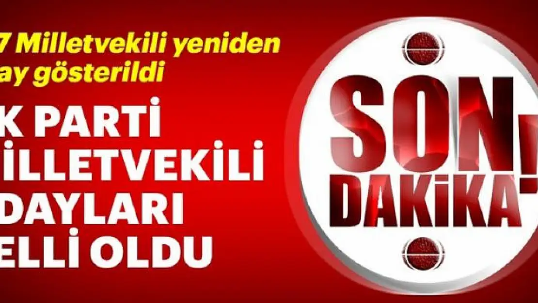 AK Parti milletvekili aday listesi YSK'ya teslim edildi