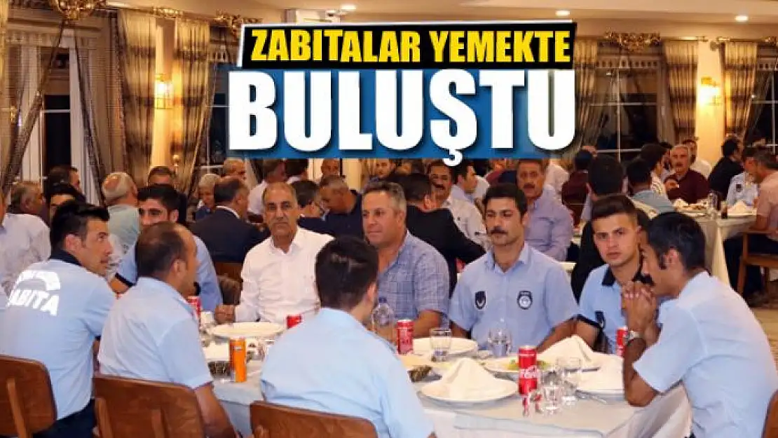 ZABITALAR YEMEKTE BULUŞTU