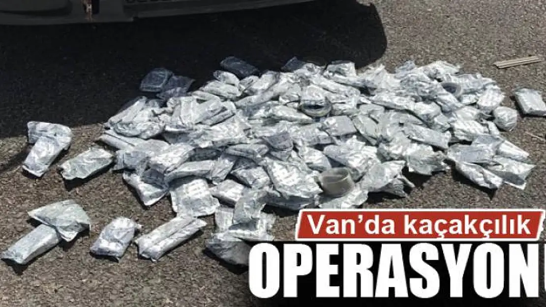  Van'da kaçakçılık operasyonu 