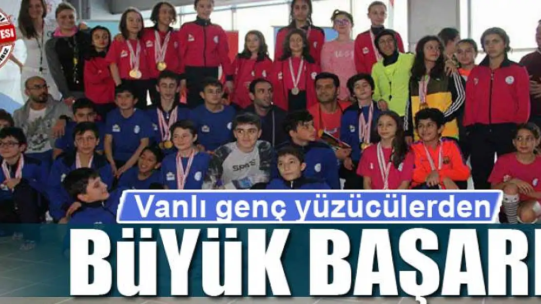 Vanlı genç yüzücülerden büyük başarı