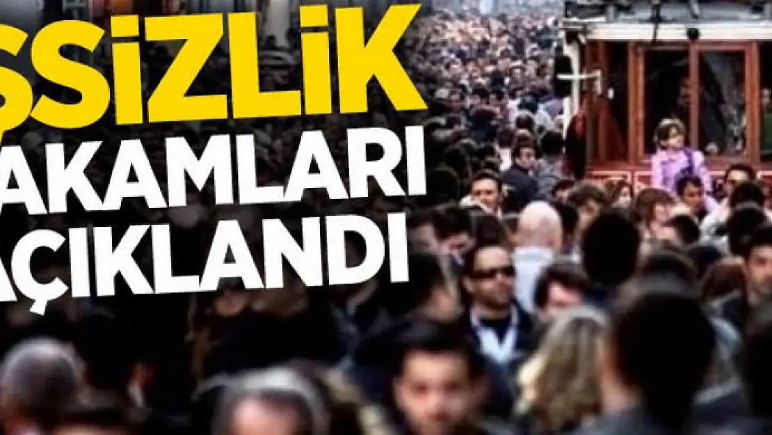 İşsizlik rakamları açıklandı