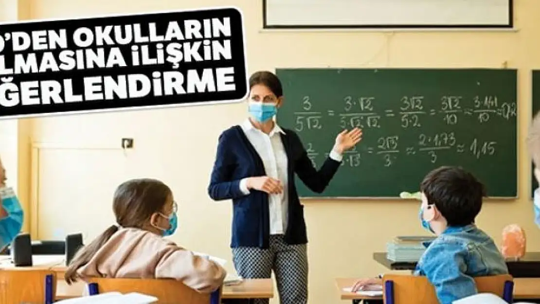 DSÖ'den okulların açılmasına ilişkin değerlendirme