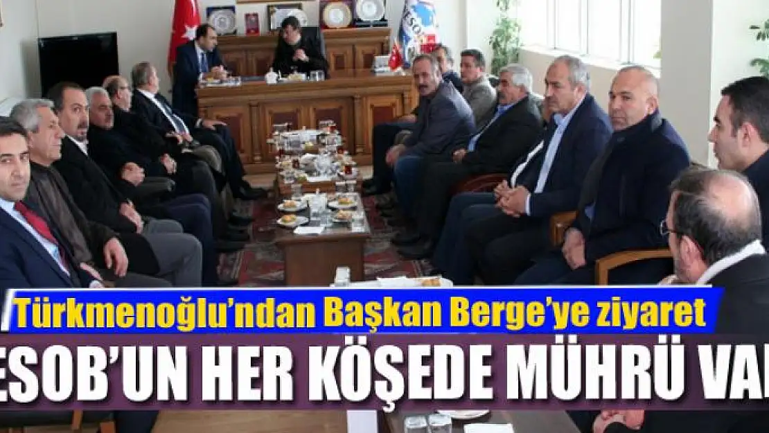 Türkmenoğlu: VESOB'un her köşede mührü var