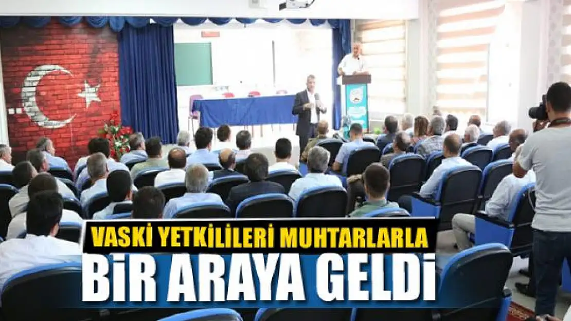 Gevaş'ta muhtarlar toplantısı 