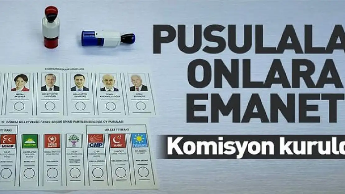 Oy Pusulaları PTT'ye Emanet