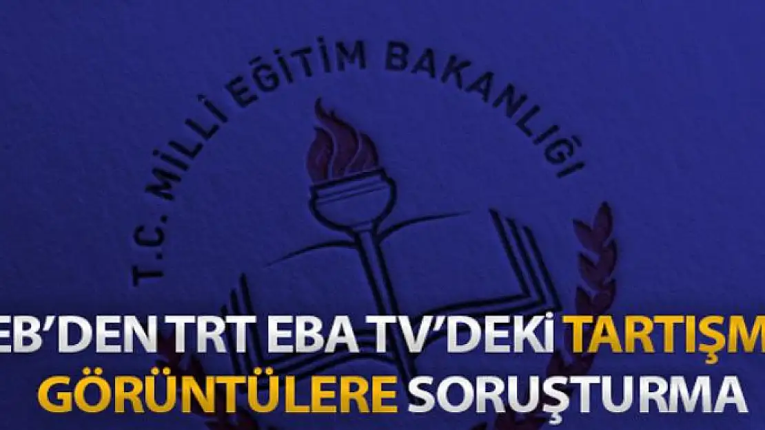 TRT EBA TV'deki animasyonun sorumluları hakkında soruşturma başlatıldı