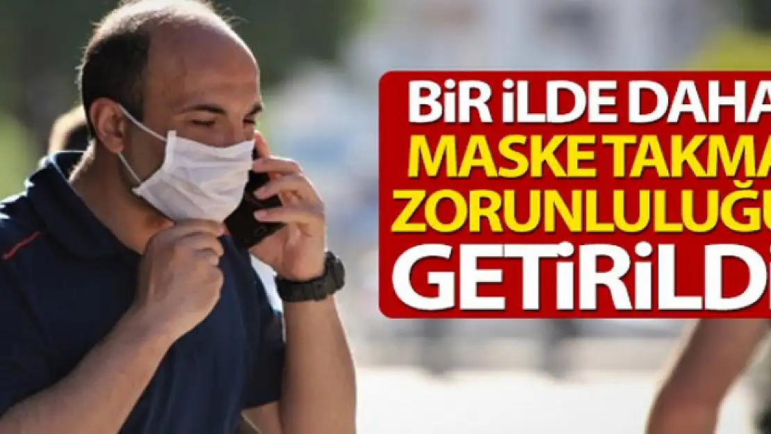 Trabzon'da il genelinde maske takma zorunluluğu getirildi