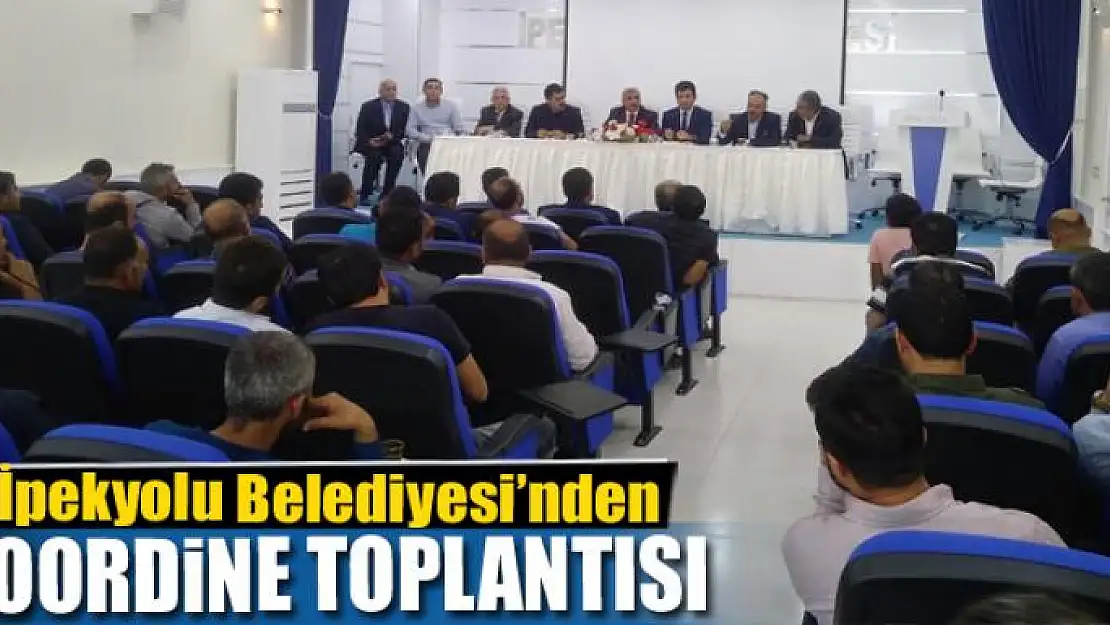 İpekyolu Belediyesi'nden sanayi işletmeleri koordine toplantısı