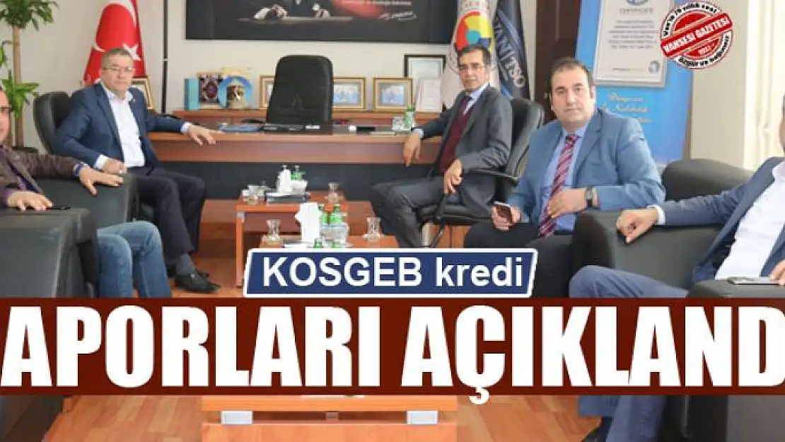 KOSGEB kredi raporları açıklandı