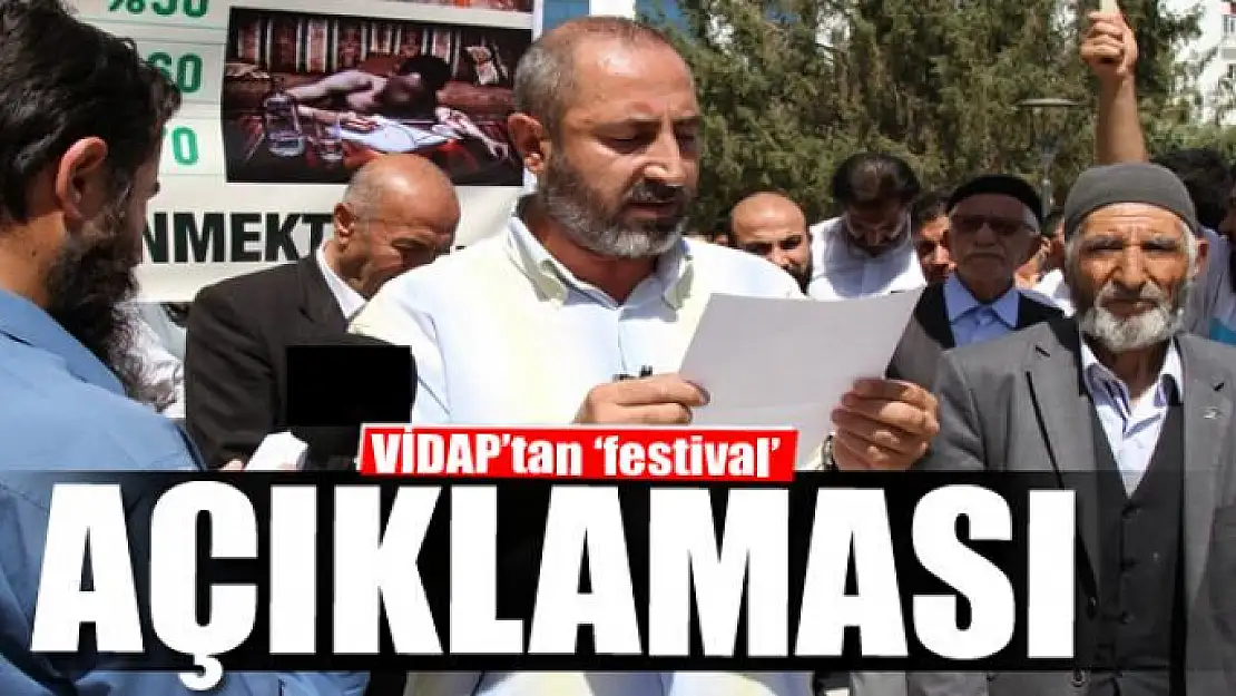 VİDAP'tan 'festival' açıklaması