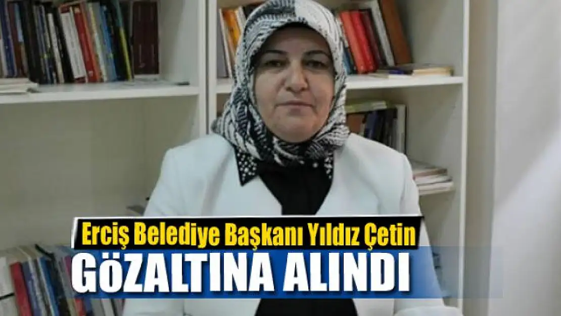 Erciş Belediye Başkanı Çetin gözaltına alındı