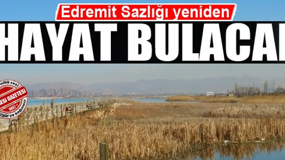 Edremit Sazlığı yeniden hayat bulacak