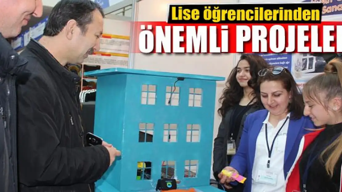 Lise öğrencilerinden 'hayat kurtaran' projeler