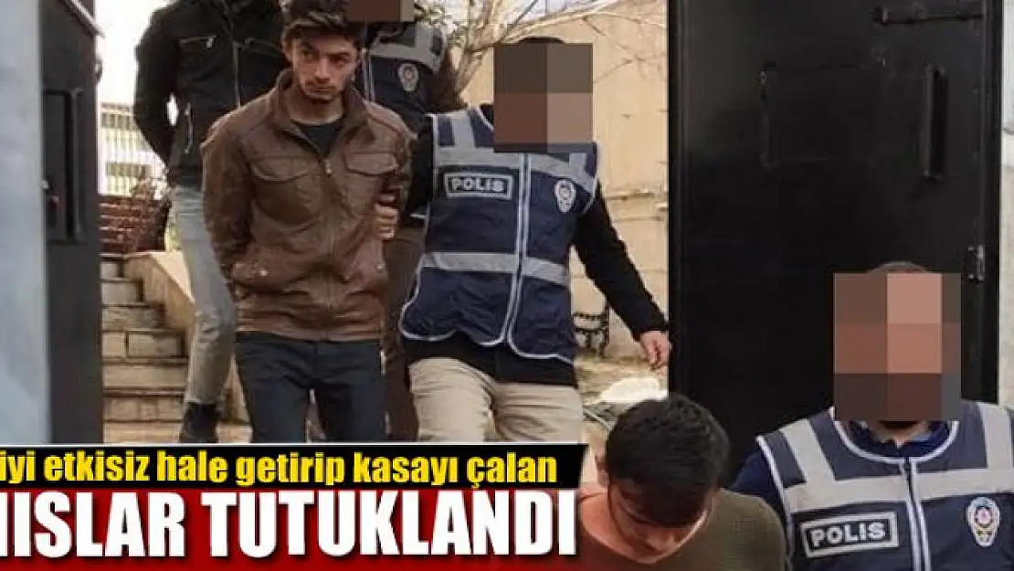 Bekçiyi etkisiz hale getirip kasayı çalan şahıslar tutuklandı