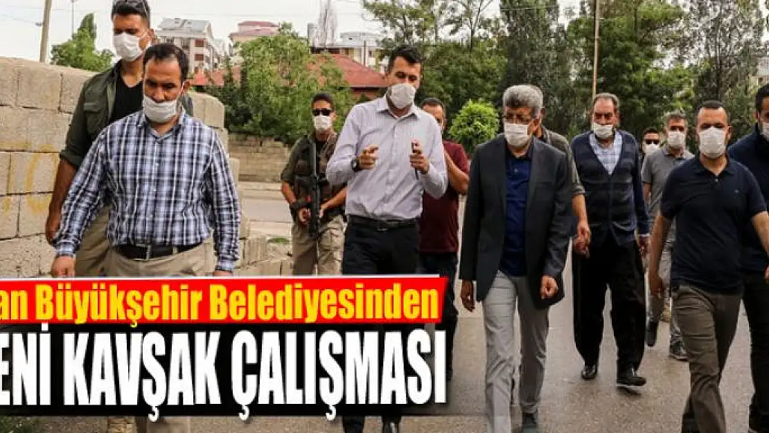 Van Büyükşehir Belediyesinden yeni kavşak çalışması