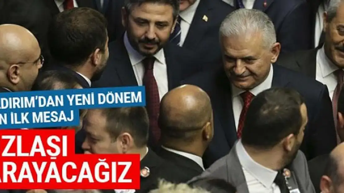 Başbakan Yıldırım'dan uzlaşı vurgusu