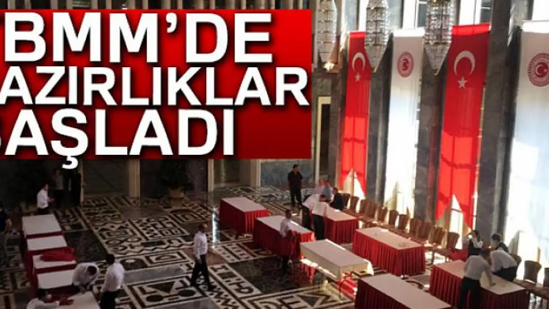 TBMM'de yeni dönem hazırlıkları başladı