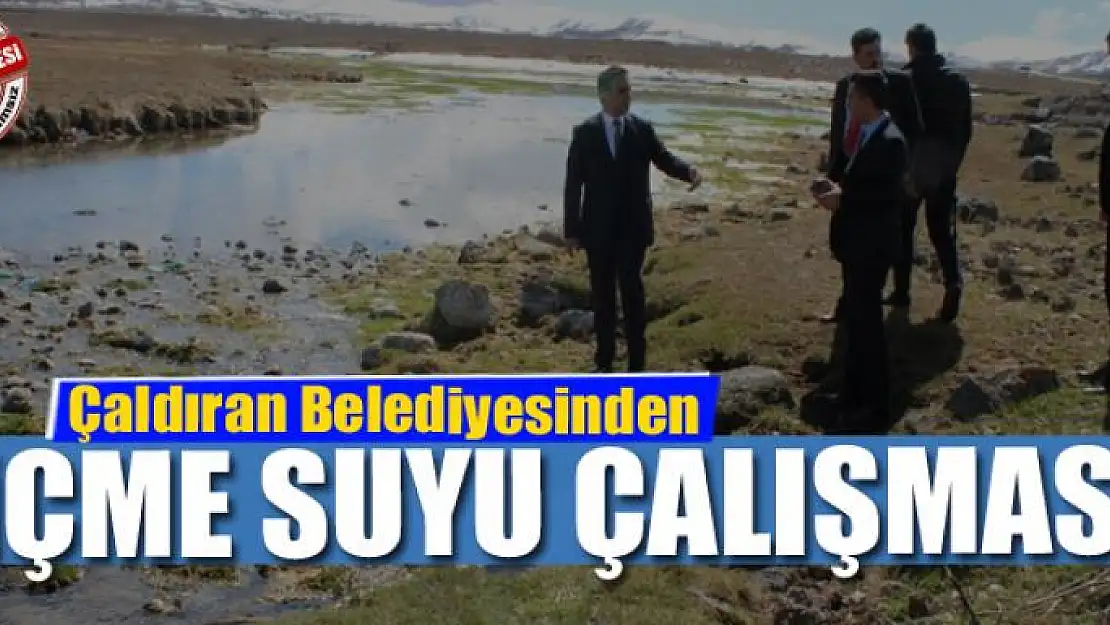 Çaldıran Belediyesinden içme suyu çalışması