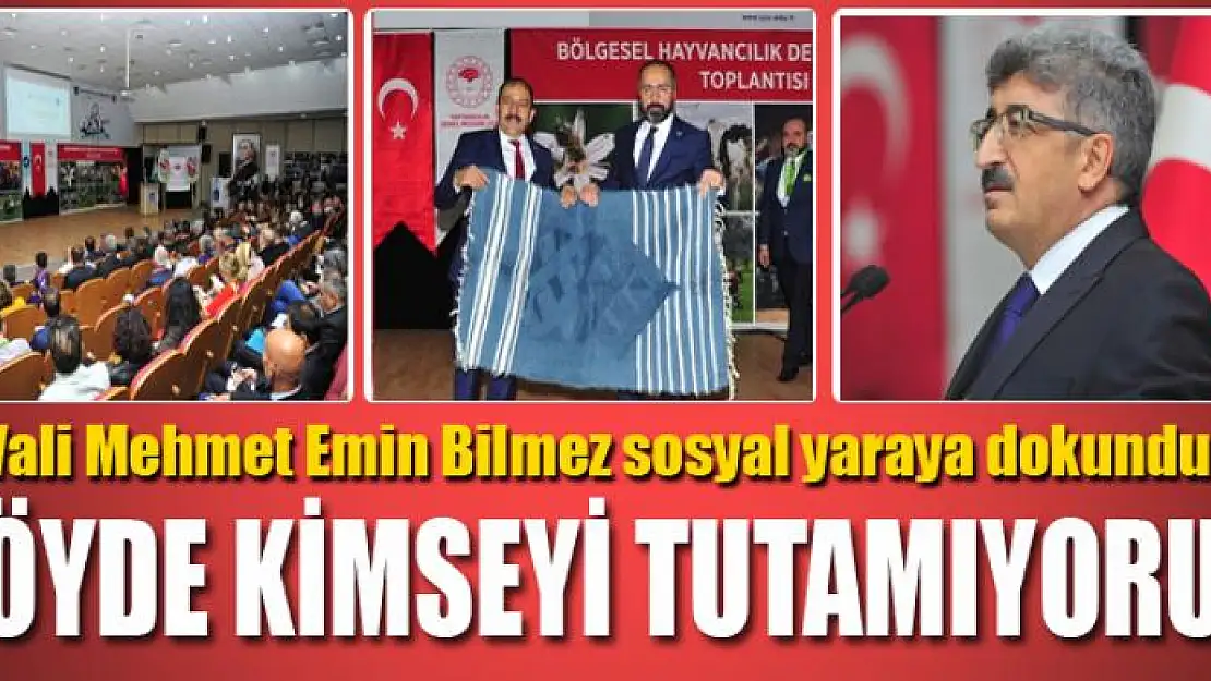 Vali Bilmez: Köyde kimseyi tutamıyoruz