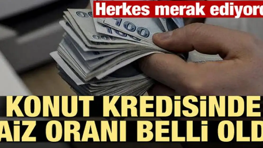 Konut kredisinde indirimli faiz oranı belli oldu