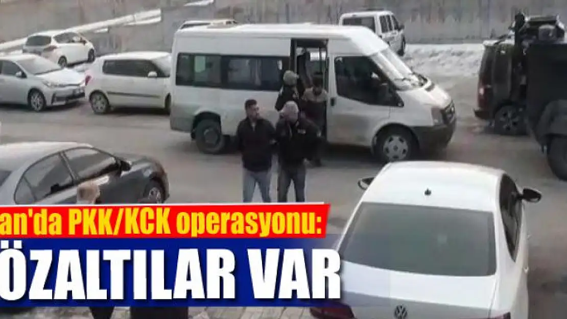 Van'da PKK/KCK operasyonu: 3 gözaltı