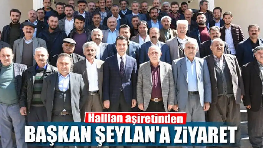 Halilan aşiretinden Başkan Şeylan'a ziyaret