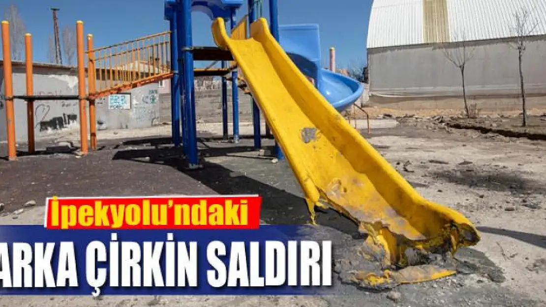 İpekyolu'ndaki parka çirkin saldırı