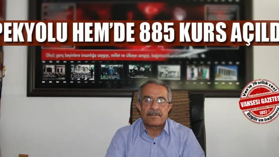 İpekyolu HEM'de 885 kurs açıldı