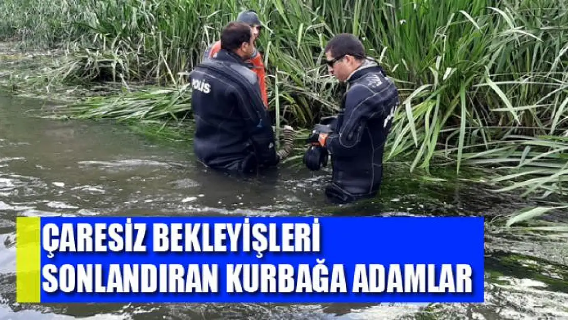 Çaresiz bekleyişleri sonlandıran kurbağa adamlar