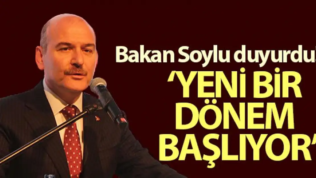 Bakan Soylu: 'Emniyet ve jandarmada yeni bir dönem başlıyor'